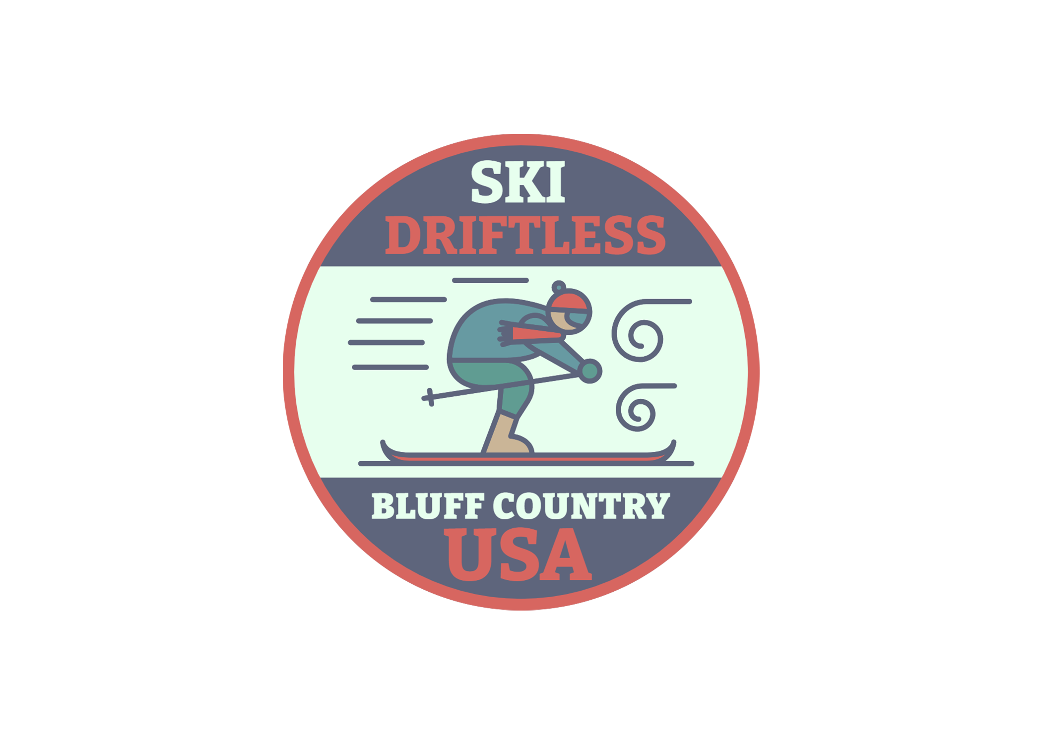 Ski Driftless Sticker
