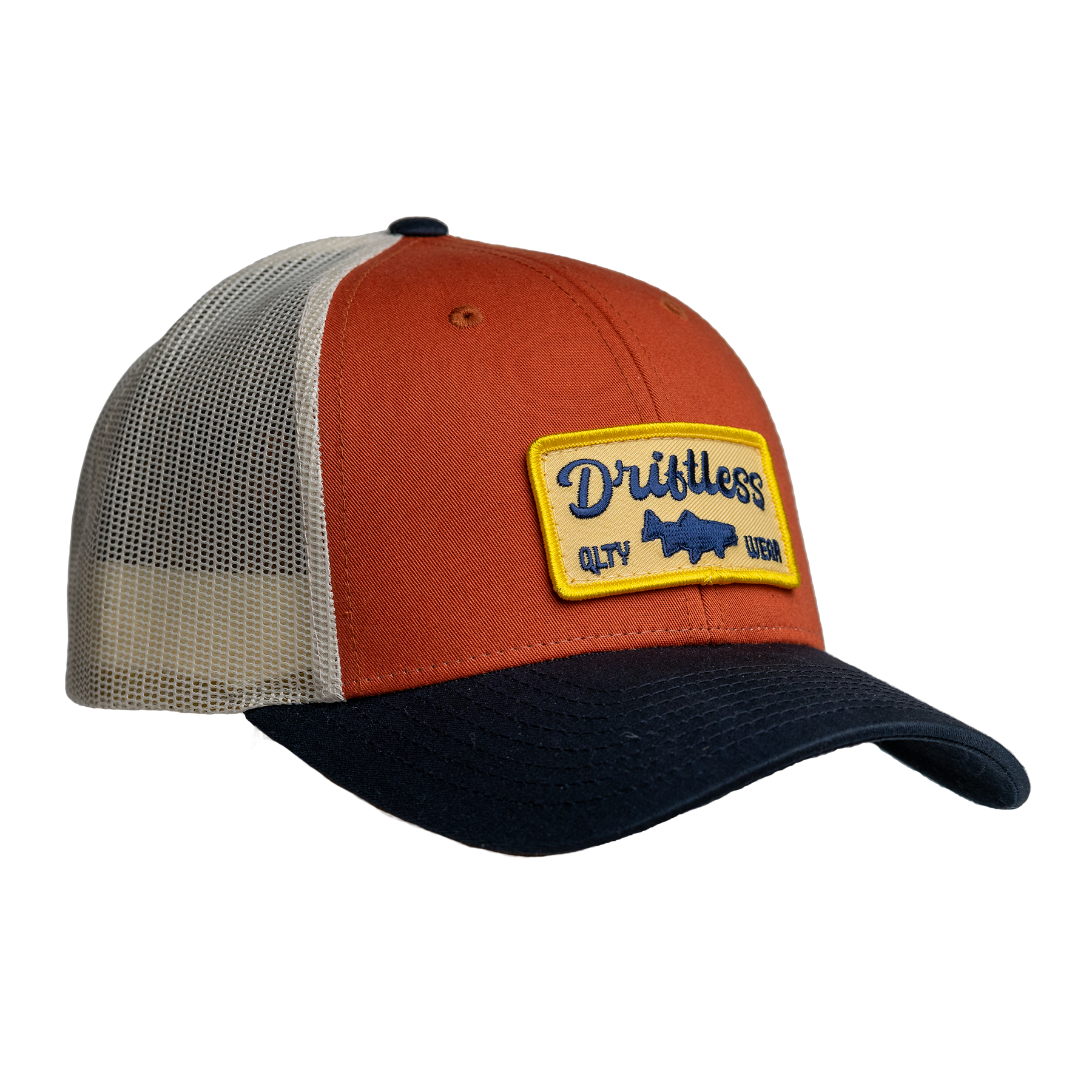 Rapids Snapback – Orange/Navy/Birch