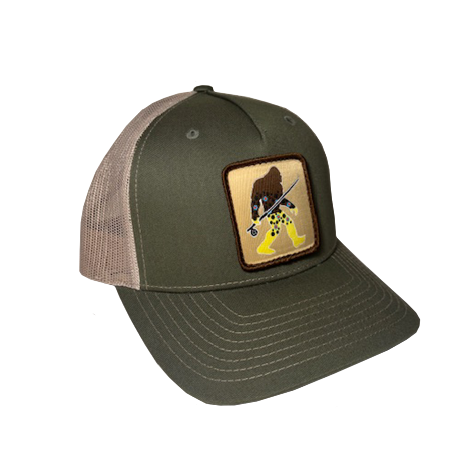 Squatch Snapback – Army/Tan