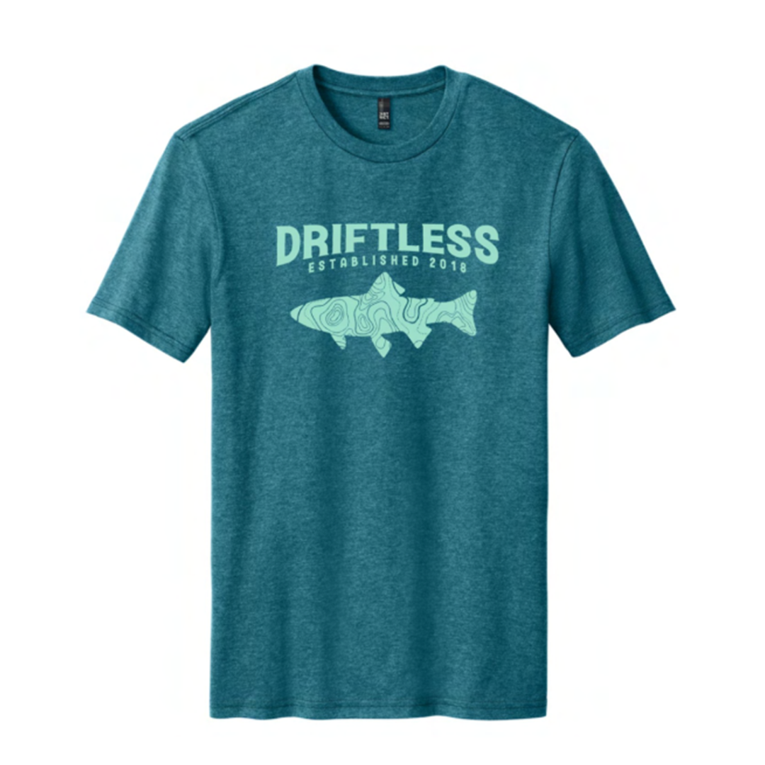 Topo Trout Tee – Teal