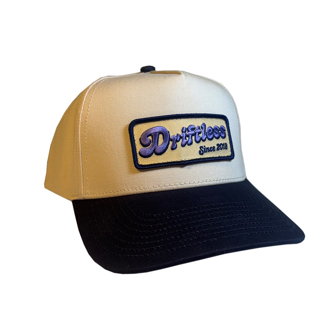 Crawford Snapback – Cream/Navy
