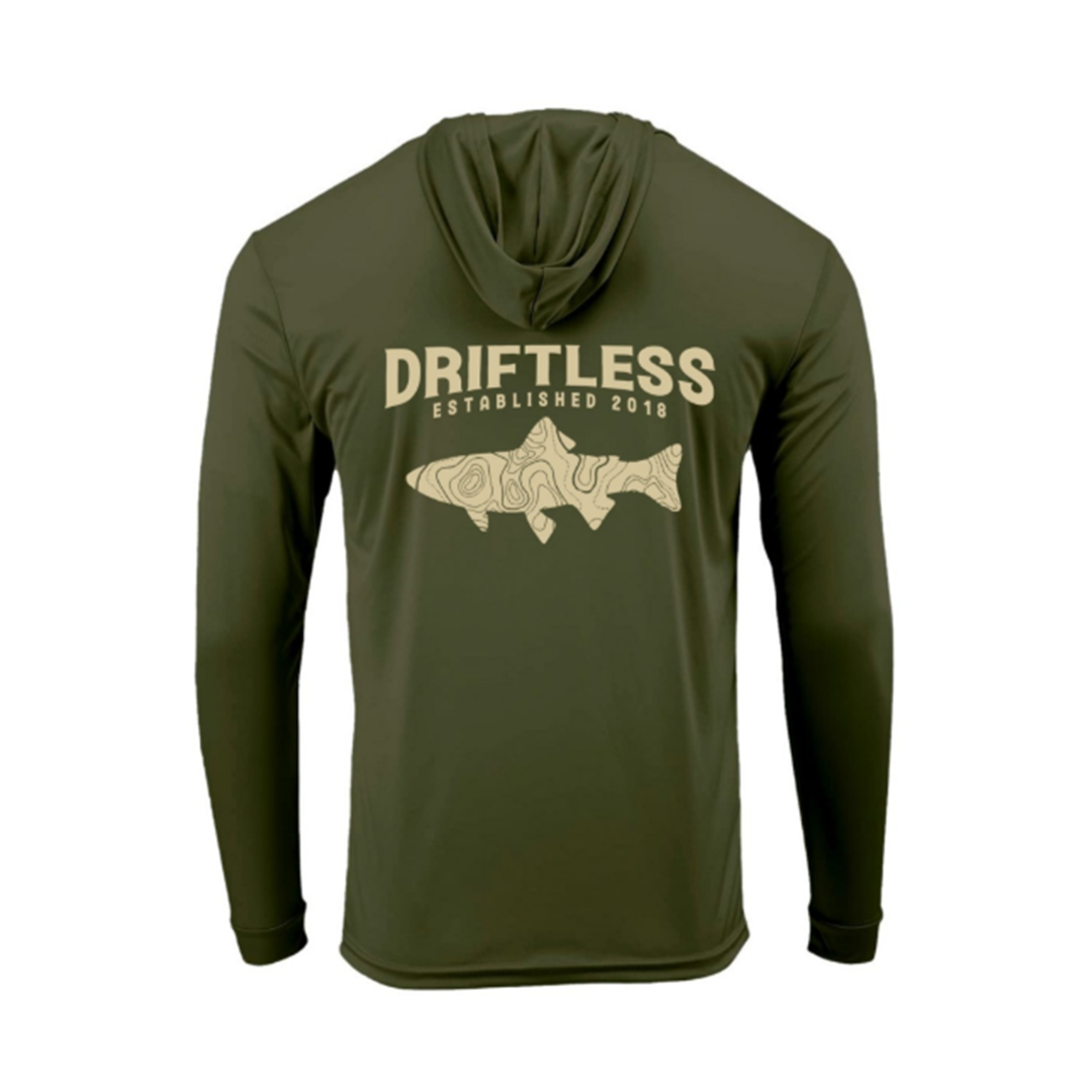 Topo Trout Tech Shirt – Olive