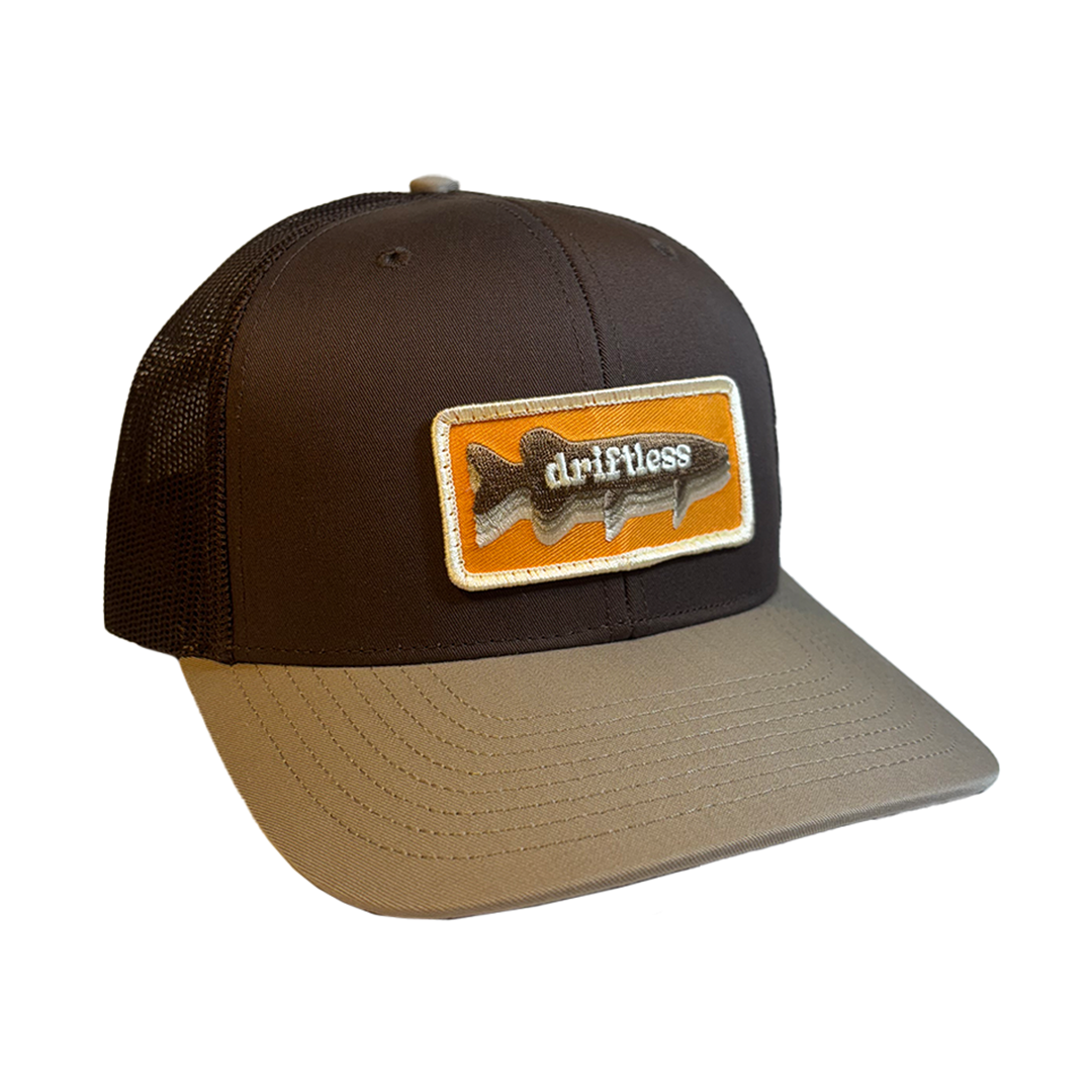 River Wolf Snapback – Brown/Khaki
