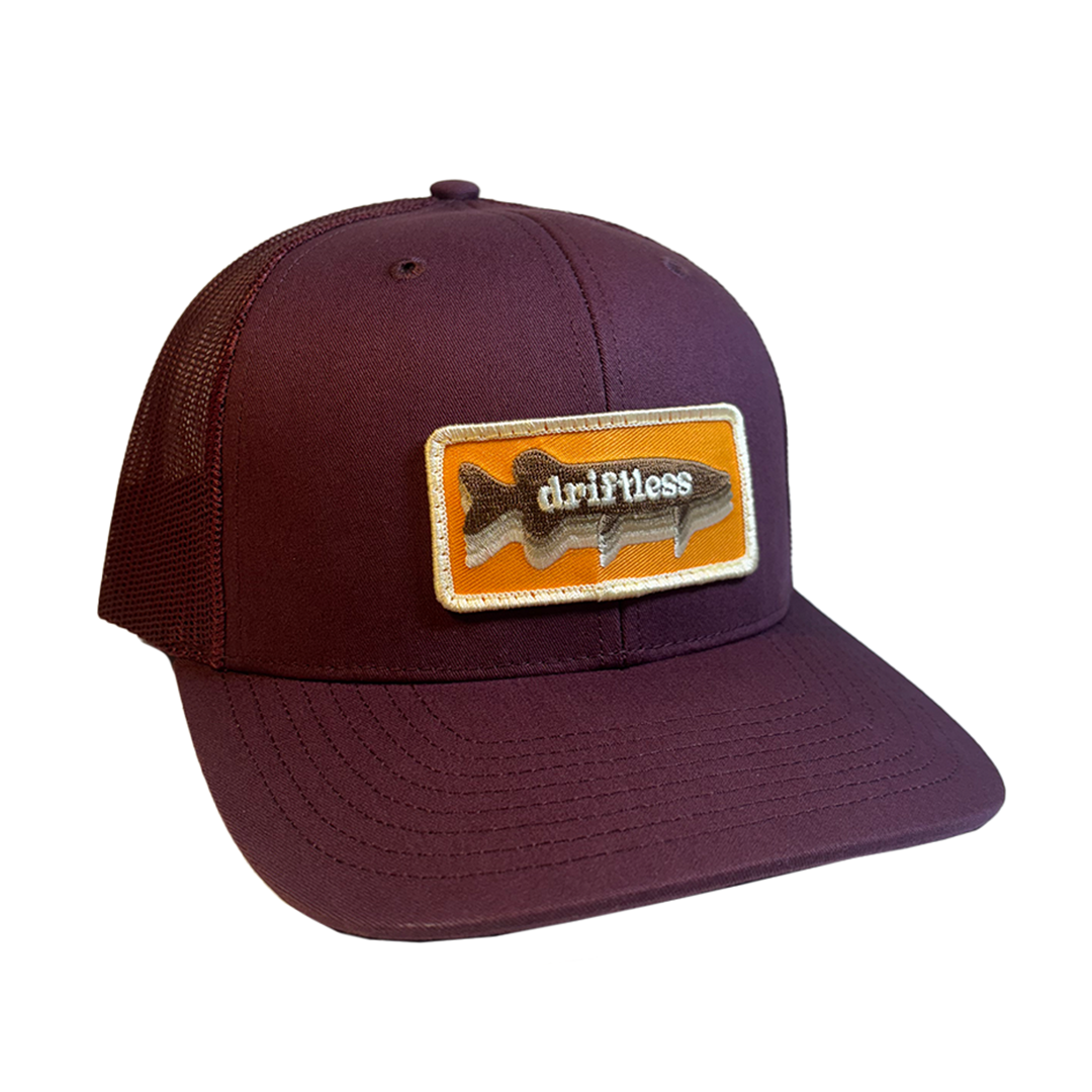 River Wolf Snapback – Maroon